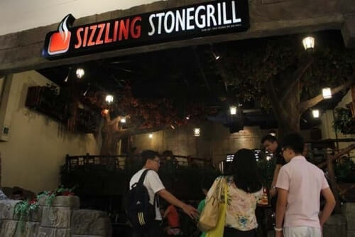 sizzling stone grill kebab meat Johor Bahru Restaurant