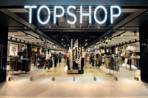 Boutique Clothes Shop Topshop in Aeon Tebrau City
