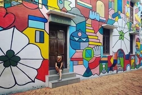 Street Art Along the Malacca River to take a photo at these 8 hidden places to visit in melaka