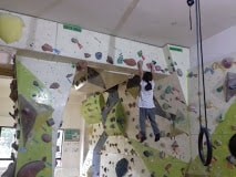 First Rock Climbing in Malaysia Madmonkeyz Climbing Gym