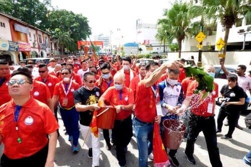 Chingay Parade - part of Chinese New Year festivities in Johor Bahru