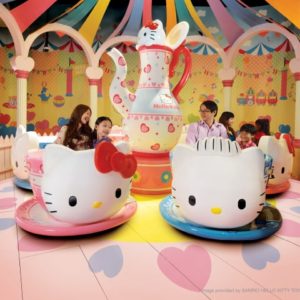 tea-cup-rides in sanrio jb