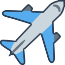 airplane transparent icon